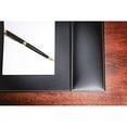 thumbnail image 4 of Dacasso Rustic Black Leather 34" x 20" Side-Rail Desk Pad, 4 of 5