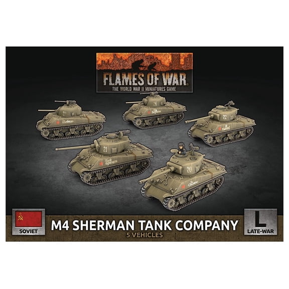 Flames of War: Soviet M4 Sherman Tank Company (Late-War)