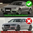 thumbnail image 4 of Ladcaser Honeycomb Front Grill Fog Light Grille Covers Compatible for Audi A4 B8PA 2013-2016, 4 of 10