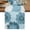 Dusty Blue, Navy, White, variant on Table Runner 48 Inches Long, Teal Blue Sunflowers Decorative Table Runner for Party Wedding Home Decor, Spring Floral Modern Abstract Art Dresser Scarves for Bedroom Kitchen Tables Decor 13x48 Inch