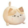 thumbnail image 2 of Wizlet Super Soft Cat Plush Pillow, Adorable Stuffed Animal Toy, Chubby Kawaii Cat Plushie, Cute Room Decor Fat Animals Pillow, Kids Gifts for Birthday,Valentine,Christmas 13.7in (B), 2 of 6