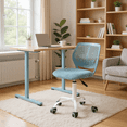thumbnail image 1 of Homy Casa Standing Desk Stool Ergonomic Adjustable Office Chair with Swivel Base and Rolling Casters for Home Office Study Room and Flexible Workspaces, 1 of 5