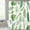 Leaf, variant on NICETOWN Shower Curtains for Bathroom - Tropical Leaves Plant on White Background Odorless Curtain for Bathroom Showers and Bathtubs, 72 x 72 inches Long, Hooks Included