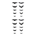 thumbnail image 2 of Decoración festiva Bewildely murciélago PVC negro 12 piezas, 2 of 6