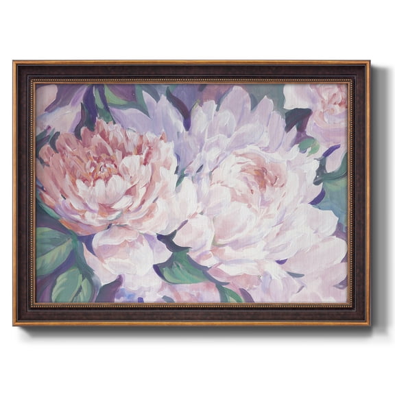 Peonies in Bloom I Premium Framed Canvas- Ready to Hang