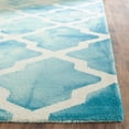 thumbnail image 2 of Safavieh Dip Dyed Turquoise Contemporary Rug - Runner 2'3" x 6', 2 of 5