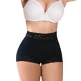 thumbnail image 1 of Pantalones moldeadores de abdomen y cadera de talla grande de estilo europeo y americano, moldeadores de glúteos, pantalones tipo bóxer ajustados de cintura media con cintura de plástico, 1 of 6