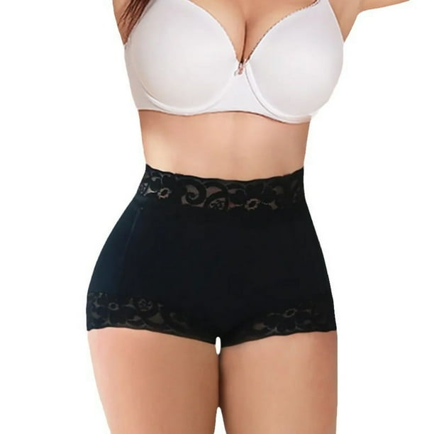 Pantalones moldeadores de abdomen y cadera de talla grande de estilo europeo y americano, moldeadores de glúteos, pantalones tipo bóxer ajustados de cintura media con cintura de plástico