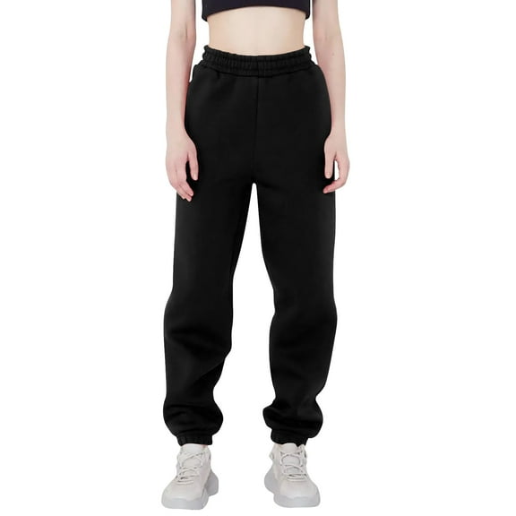 JJHGVB Joggers for Women Petite Pants Sweatpants Women Women's Loose Sweatpants Jogging Pants Trendy Pants Fall Fashion Slacks for Women Womens Pants Black L