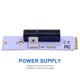 thumbnail image 3 of Ngff M.2 A Pcie 4X 1X Slot Riser Card M Key M.2 2260 2280 Ssd Puerto A Pcie Adaptador Convertidor Multiplicador Con Cable De Alimentación seitruly EL013721-02, 3 of 6