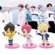 thumbnail image 3 of Gwong Juguete 7pcs / set BTS BTTS Bangtan personaje Figura de escritorio Ornamento de la colección de juguetes de regalo Gwong 30008340, 3 of 6
