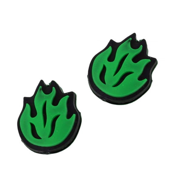 2Pcs Flame Shape Tennis Racket Shock Absorbers Silicone Vibrations Dampeners Racket String Shock Absorbers Enduring
