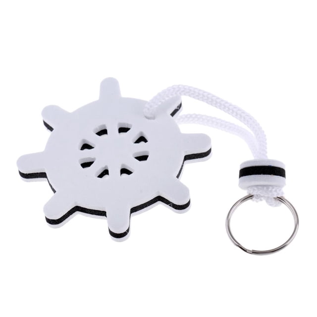 Llave de canotaje Cola en forma de rueda flotante Blanco