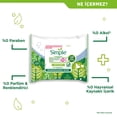 thumbnail image 2 of Simple Kind to Skin Micellar Cleansing Wipes 25s Pack of 3 (75 Wipes) C35, 2 of 3