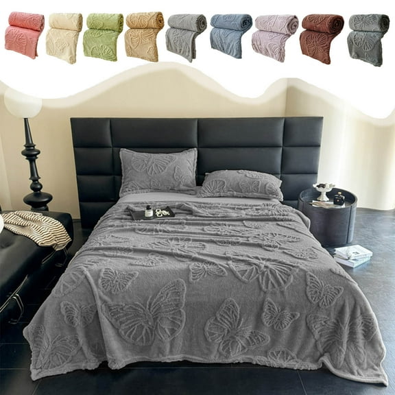 Xuniizn Soft Blankets, Throw Blanket for Couch, Flannel Sherpa Blanket Fleece Blanket for Adults, Cozy, Plush, Thicken, Reversible, Machine Washable, Brown