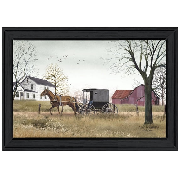 TrendyDecor4U Going To Market By Billy Jacobs Framed Print BJ405-405