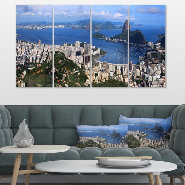 Rio de Janeiro Panorama - Impression sur Toile Paysage