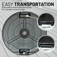 thumbnail image 4 of US Weight Premium 50 Pound Prefilled Umbrella Base for Patio Table - Black, 4 of 6