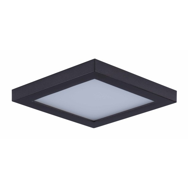 Maxim 57720 Wafer 4.5" Square Indoor / Outdoor Led Ceiling Light