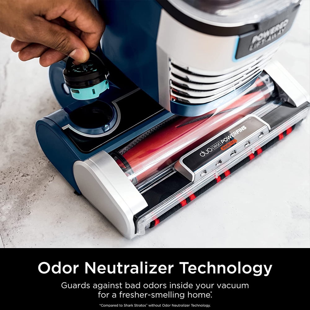 Restored Shark AZ3002 Stratos Upright Vacuum with TruePet Upgrade + Shark Steam Mop Bundle with 2 YR CPS Enhanced Protection Pack (Refurbished)