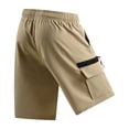 thumbnail image 6 of DailyTrove Men's Cargo Shorts, Elastic Waist Casual Work Shorts with Multiple Pockets, 6 of 6