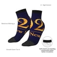 thumbnail image 6 of Naloa 2025 Happy New Year 3 Ankle Socks for Women Non Slip Socks No Show Socks Classic Low Cut Casual Socks Casual Socks, 6 of 7