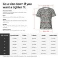 thumbnail image 4 of Naloa Wild Animal Leopard Print Men's T-Shirt Sport T-shirt Men's Basic Tee Casual Men's Shirt, Round Neck, Short Sleeves - 3X-Large, 4 of 5