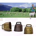 thumbnail image 5 of 3x Grazing Bell Small Loud Bells Metal Cow Cattle Farm Animal Red Bronze, 5 of 8