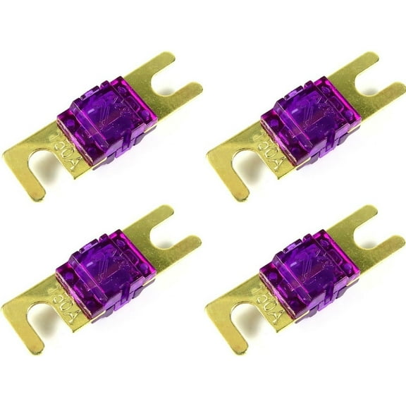 4 Pack Of 150 Amp Gold AFS / Midi / Mini ANL Fuses