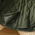 thumbnail image 6 of Uaswgudfs Women's Olive Green Quilted Jacket, Long Sleeve Loose Casual Winter Coat - Warm Outerwear Green L, 6 of 9