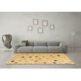 thumbnail image 3 of Ahgly Company Indoor Rectangle Solid Brown Modern Area Rugs, 3' x 5', 3 of 4