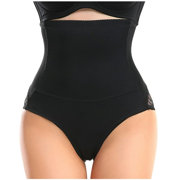 Culotte en Dentelle Taille Haute pour Femmes, Gainante pour l'Abdomen, Grande Taille, Gaine pour Hanches