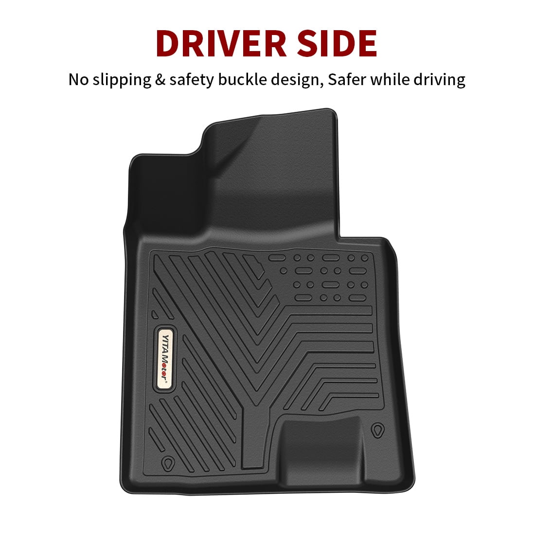 RVNI Floor Mats 2020-2023 Hyundai Sonata 2021-2025 Kia K5 (Only FWD Models, Not for AWD/Hybrid) TPE Custom Fit All Weather Sonata Floor Liners for 1st & 2nd Floor Mats Set