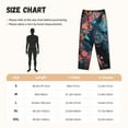 thumbnail image 2 of Salouo Colorful Floral Patterned Horse Print Women's Pajama Pants Casual Loose Sweatpants PJs Flowy Pants Drawstring Palazzo for Women Wide Leg Pants Lounge Pajama -Medium, 2 of 8