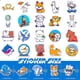 thumbnail image 4 of 50 pcs animal stickers for kids, cute for water bottles stickers, vinyl waterproof stickers for laptop, bumper, skateboard, animal stickers gifts, 4 of 5