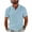 Light Blue, variant on JTSRKL Mens Wrinkle Texture Tees Short Sleeve V Neck Summer Beach Golf Shirts Crinkled Cooling Lightweight Breezy Relaxed Pullover Tops Light Blue S