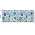 thumbnail image 7 of Blue Christmas Snowflake Pattern Kitchen Rug Mat,Kitchen Runner Rugs Non Skid Washable,Decorative Kitchen Floor Mats for Kitchen,Sink,Laundry,17"x47.2", 7 of 7