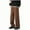 Coffee, variant on lmcalzta Mens Corduroy Pants Plus Size Straight Leg Drawstring Elastic Waisted Pants with Pockets Casual Trendy Fall Winter Trousers