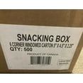 thumbnail image 3 of Snacking box 6 corner windowed carton 5" x 4.5" x 2.25" 500 CT, 3 of 3