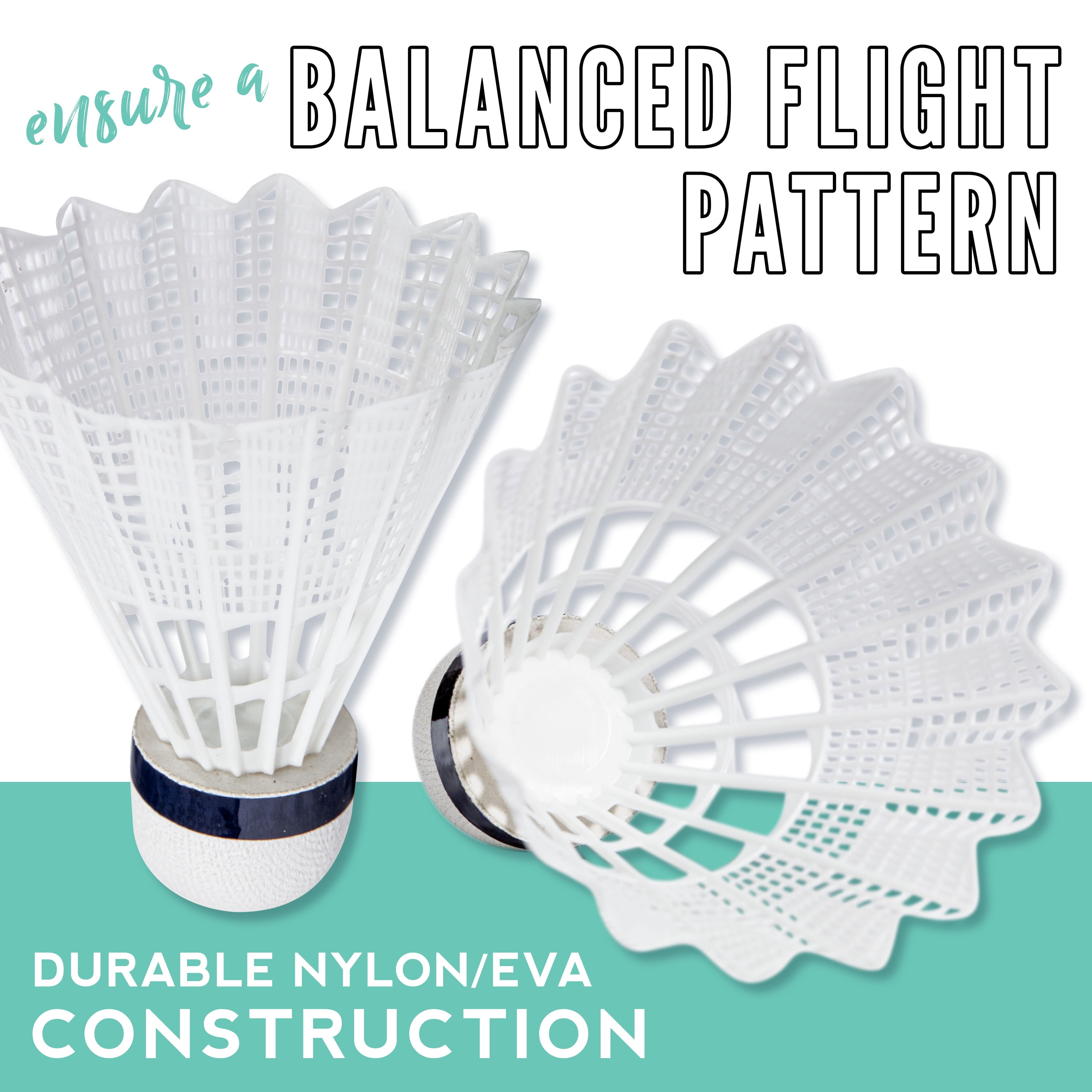 Franklin Sports Badminton Rackets and Shuttlecock Set