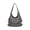 Gray, variant on JoyHoop Vintage Faux Leather Handbag, Large Capacity Convertible Satchel with Removable Strap, Brown Top Handle Shoulder Bag for Women