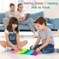 thumbnail image 4 of Jumbo Pop juguete sensorial de gran tamaño YONGSHENG Boba Tea Popper Fidget cuadrado de silicona Rainbow Popping, 4 of 5