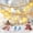 Warm White, variant on 40 LED Fairy Lights, 19.7 ft Snowflake String Lights, Battery Operated Christmas Light for Indoor Outdoor Party Decor, Warm White