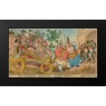 thumbnail image 2 of British Museum 24x15 Black Modern Framed Museum Art Print Titled - The triumphal procession of Merry Christmas to Hospitality Hall, 2 of 5