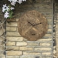 thumbnail image 4 of 12inch Wall Clock Water Indoor Outdoor Temperature Display Hanging Silent, 4 of 6