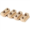 thumbnail image 2 of 4 PCS Sliding T Nuts with Machine Rice Screw Hydrofoil Mounting T-Nuts M6 and M8 for All Hydrofoil Tracks,4 * Hydrofoil screw,Gold, 2 of 9