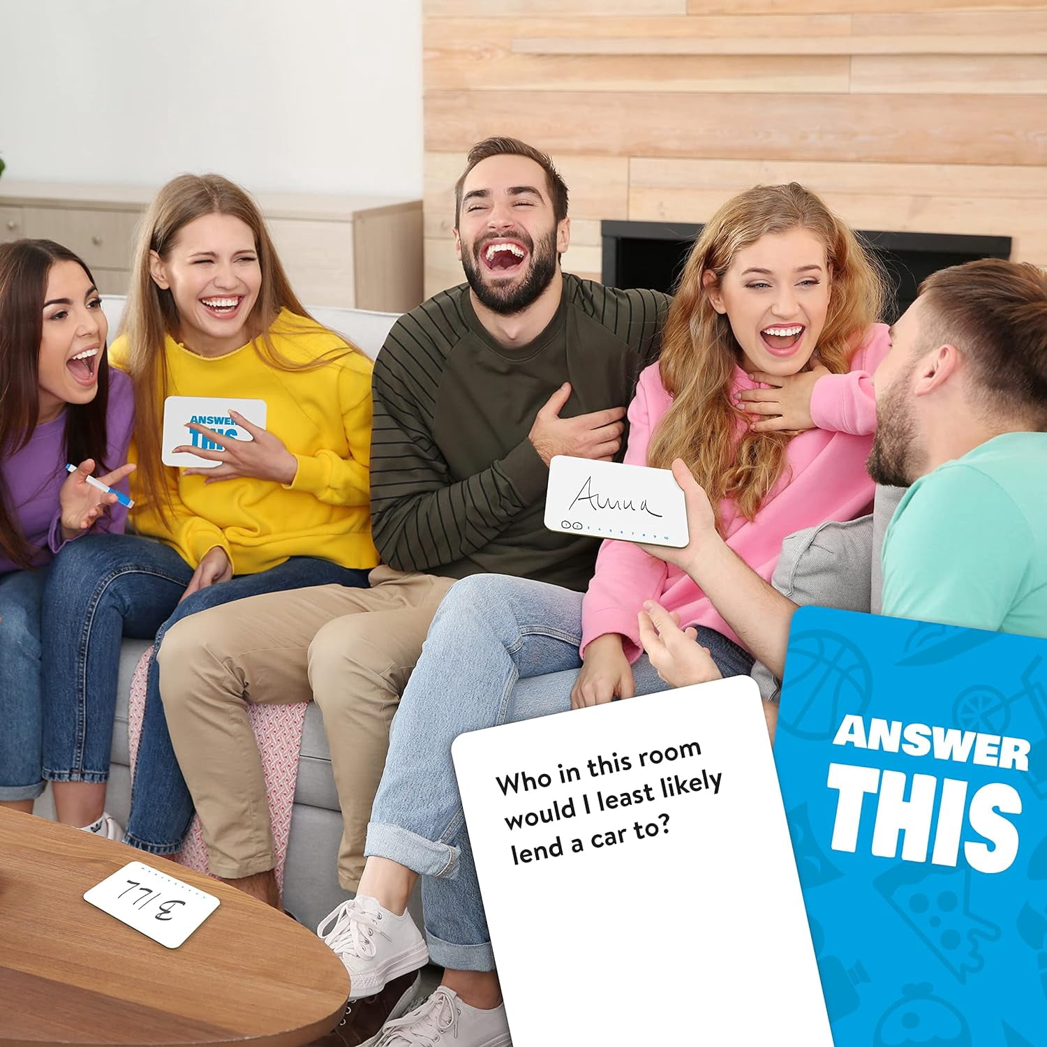 Answer This: Friends - How Well Do You Know Your Family & Friends? - Fun Party Card Game 2-6 Players