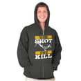 thumbnail image 5 of Hunters One Shot Buck Hunting Zip Up Hoodie Men's Women's Brisco Brands S, 5 of 6