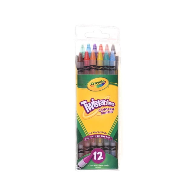 Lápices de Colores Crayola Twistables 12 unidades Sin Necesidad de Sacapuntas
