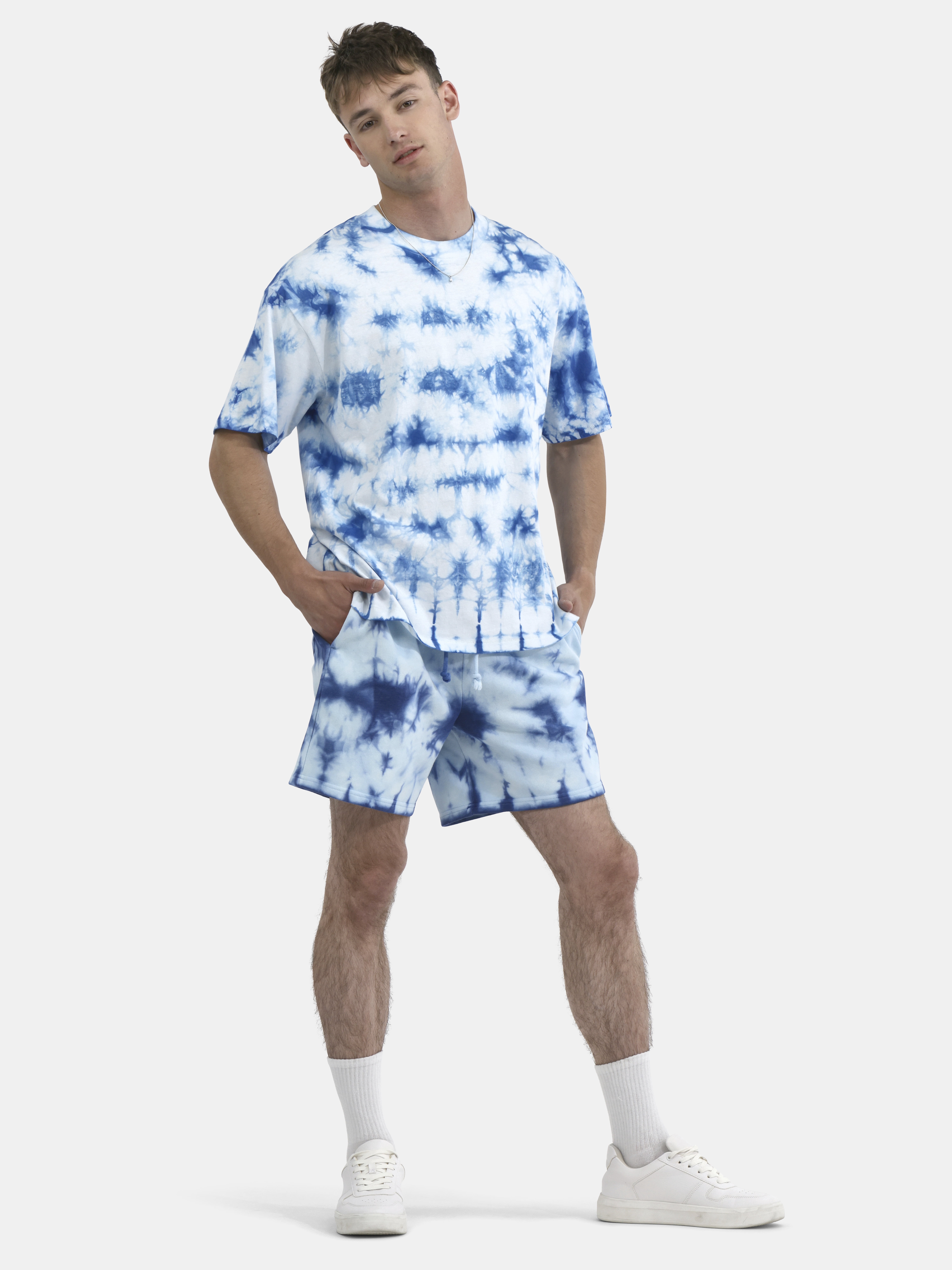 No Boundaries All Gender Oversized Pride Tie Dye Tee Shirt, Men's Sizes XS-5XL